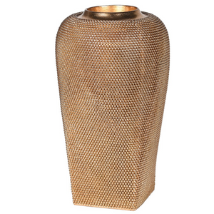Gold Beaded Vase nationwide delivery www.lilybloom.ie