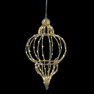 Gold Hanging Lit Finial