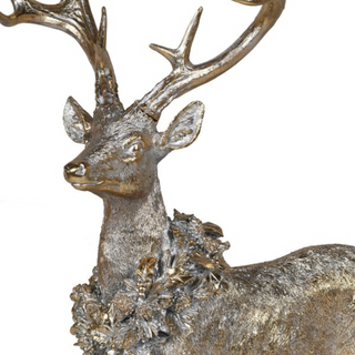 Gold Standing Reindeer nationwide delivery www.lilybloom.ie