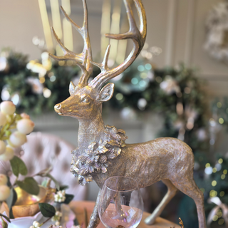 Gold Standing Reindeer