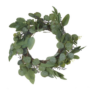 Green Leaf Wreath nationwide delivery www.lilybloom.ie