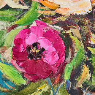 Camille – Vibrant Floral Canvas