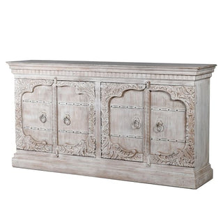 Moroccan Carved Wooden Cabinet