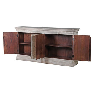 Moroccan Carved Wooden Cabinet