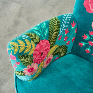 Freda Armchair Hand Embroidered
