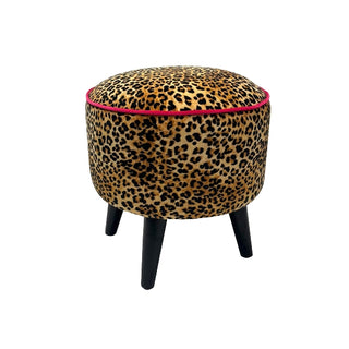 Zanzibar - Leopard Print Stool