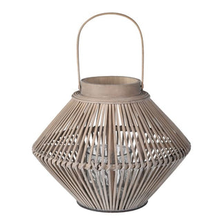Small Grey Bamboo Lantern