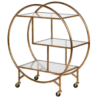 Art Deco Style Cocktail Trolley