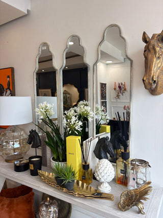 Moroccan Scalloped Set of 3 Mirrors