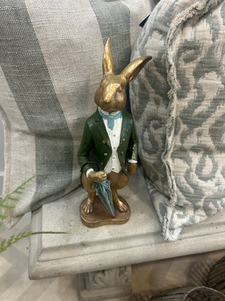 The Gentleman Hare with Umbrella