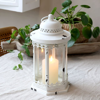 Lantern with Lace Edge