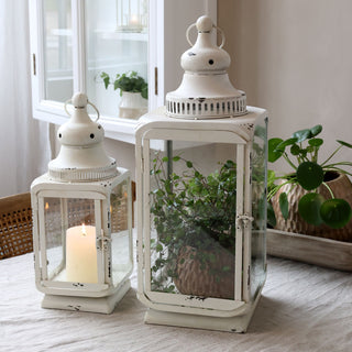 Lantern with Grooves Set of 2