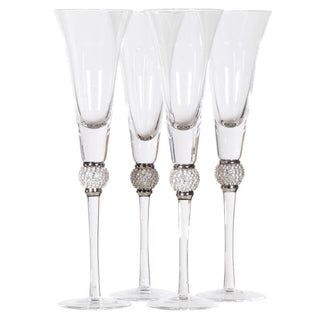 Silver Champagne Glasses
