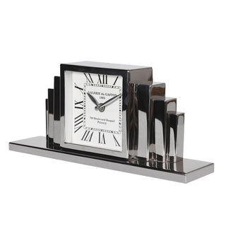 Art Deco Nickel Clock