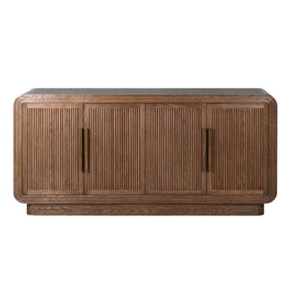 Slatted 4 Door Sideboard