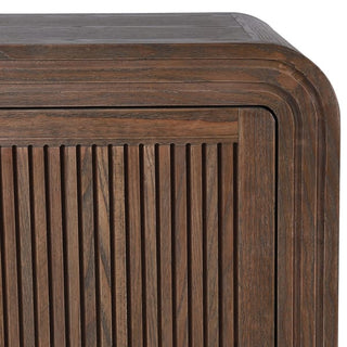 Slatted 4 Door Sideboard