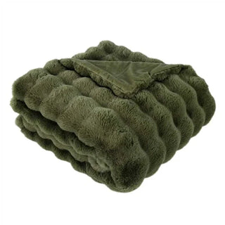 Raffles Olive Green Throw