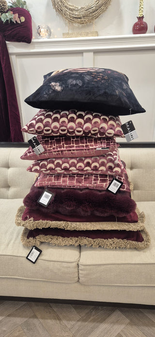 The Burgundy Luxe Cushion Bundle