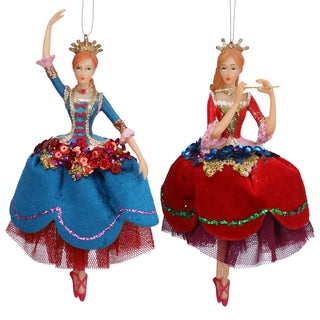 Resin & Fabric Dancing Princess Dec, 2as