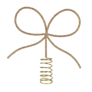 Gold Bow Tree Topper