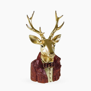 Deer Bust with Bow Tie