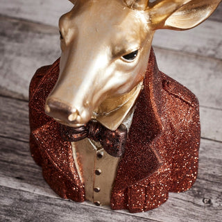 Deer Bust with Bow Tie