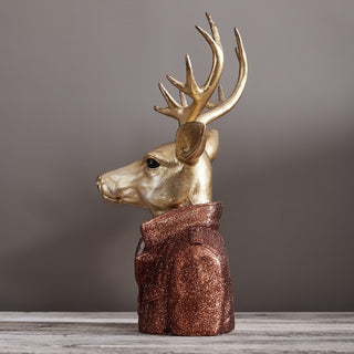 Deer Bust with Bow Tie