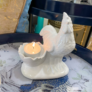 White Ceramic Egg Holder