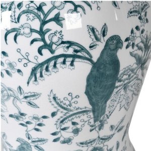 Large Soft Green and White Temple Jar nationwide delivery www.lilybloom.ie