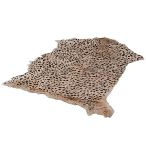 _Leopard Print Goat Fur Rug nationwide delivery www.lilybloom.ie