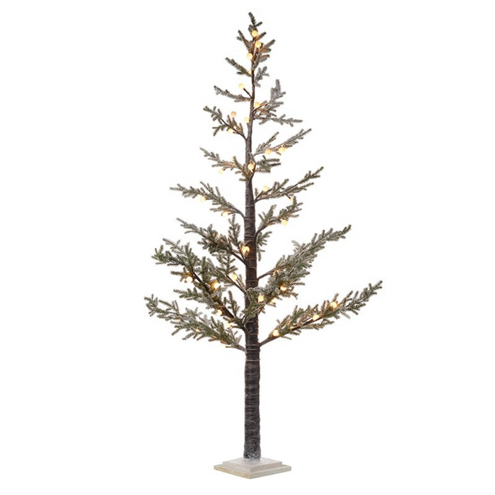 Light Up Fir Tree With White Base