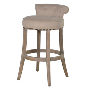 _Linen Roll Top Bar Stool nationwide delivery www.lilybloom.ie (1)