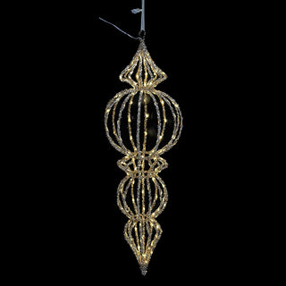 Gold Lit Large Hanging Finial