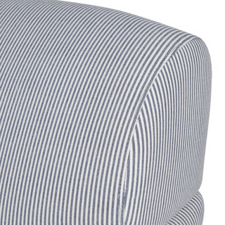 Long Island Blue Stripe Slipper Chair nationwide delivery www.lilybloom.ie