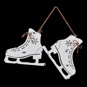 _Metal Ice Skates On Hemp Rope nationwide delivery www.lilybloom.ie