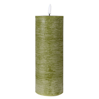 Large Moss Melt LED Candle