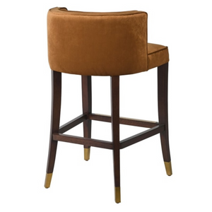 _Mustard Tufted Bar Stool nationwide delivery www.lilybloom.ie