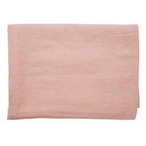 Pale Pink Linen Tablecloth