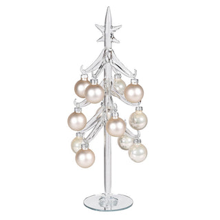 Pearl Bauble Glass Tree