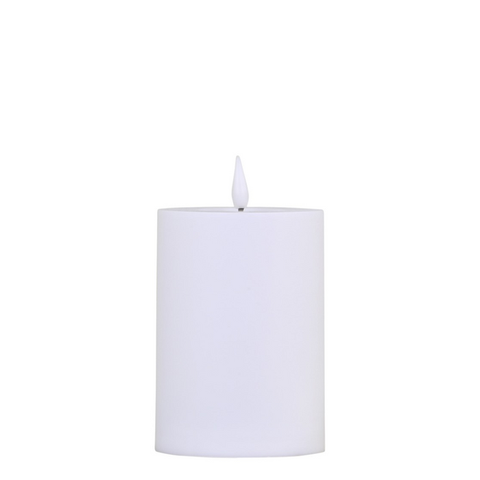 Pillar Candle LED f.outdoor incl battery 25cm