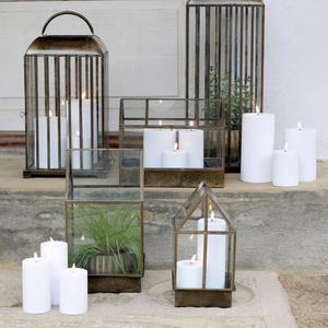 Pillar Candle LED f.outdoor incl battery nationwide delivery www.lilybloom.ie