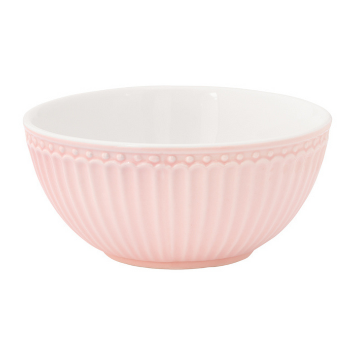 Pink Alice cereal bowl