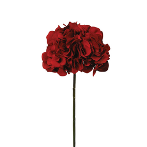 Red Hydrangea Velvet Elegant (no Leaves) nationwide delivery www.lilybloom.ie