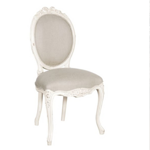 Ribbon Linen Upholstered Dining Chair nationwide delivery www.lilybloom.ie