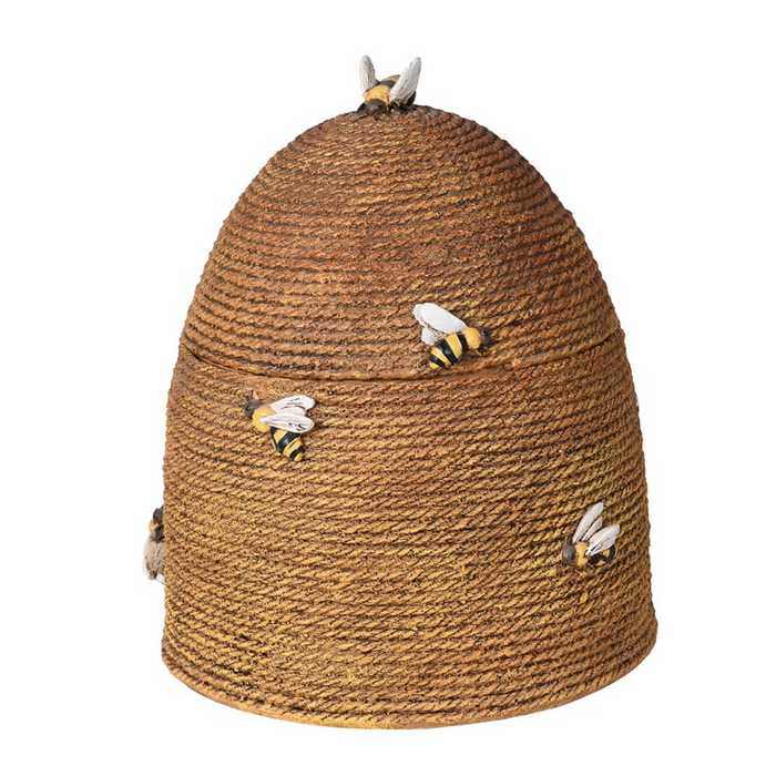 Rope Effect Beehive Decorative Jar
