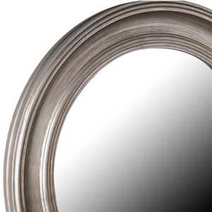 _Round Distressed Silver Mirror nationwide delivery www.lilybloom.ie