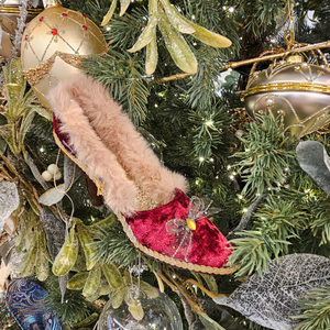 Ruby red slipper Christmas decoration