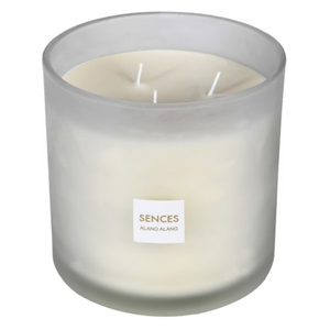 Sences Large White 3 Wick Candle nationwide delivery www.lilybloom.ie (1).png