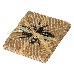 _Set of 4 Beaded Bee Coasters nationwide delivery www.lilybloom.ie