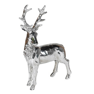 Silver Coloured Standing Deer